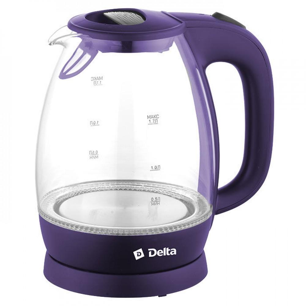Эл.чайник DELTA DL-1203 фиолетовый