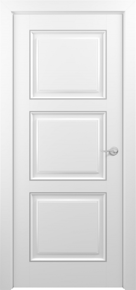 Двери межкомнатные Экошпон: Серия В3 Венеция - матовый белый