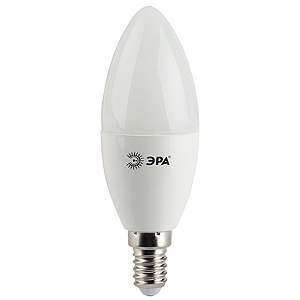Лампа ЭРА LED smd B35 свеча-7W-840-E14