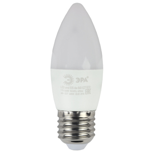 Лампа ЭРА LED smd B35 свеча-7W-840-E27
