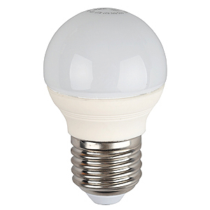 Лампа ЭРА LED smd P45 шар-5W-827-E27