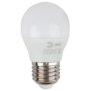 Лампа ЭРА ECO LED smd P45 шар-6W-840-E27