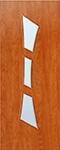 Дверное полотно (Тросник) итальянский орех 60, 70, 80, 90 (Коллекция "Модерн", ламинированная)