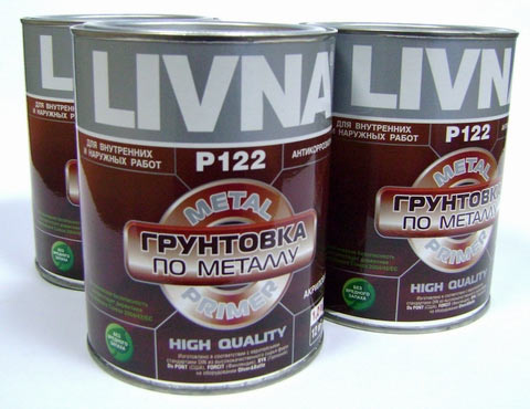 Грунтовка по металлу Livna P122